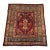 Antique Caucasian Akstafa Hand-Knotted Wool Rug - 4'6" X 4'2" For Sale