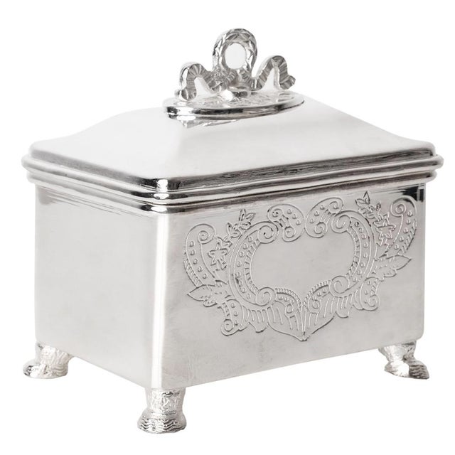 Silver Bow Box Chairish