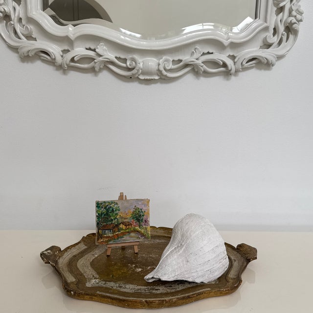 1960s 1960s Regency Wood Painted Tray For Sale - Image 5 of 7