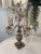 19thc French Antique Louis XV style Gilt with Cut Crystal "Sprays" 5 Light Girandole/ Table Lamp. The crystal sprays are...