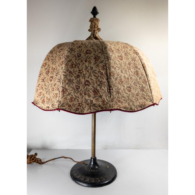 19th Century Victorian Decorative Umbrella Table Lamp by r.b. & Co. For Sale In New York - Image 6 of 12