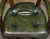 Brown Vintage Chesterfield Captain's Chair in Bottle Green Tufted Leather For Sale - Image 8 of 18