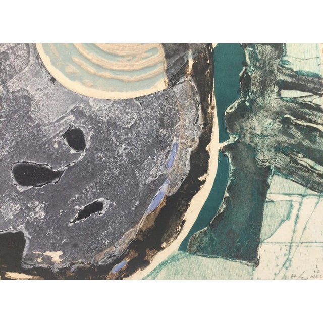 Modern Lionel Perotte, Dit Lionel, Composition, Carborundum Engraving For Sale - Image 3 of 4