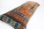 Sky Blue Antique Caucasian Tribal Rug Pillow – Handwoven 16" X 37" For Sale - Image 8 of 9
