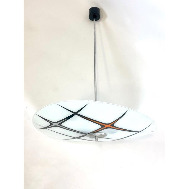 Mid-Century Pendant Lamp from Inva Litomerice, 1960s For Sale - Image 10 of 10