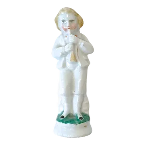 Antique Staffordshire Flutist Figurine