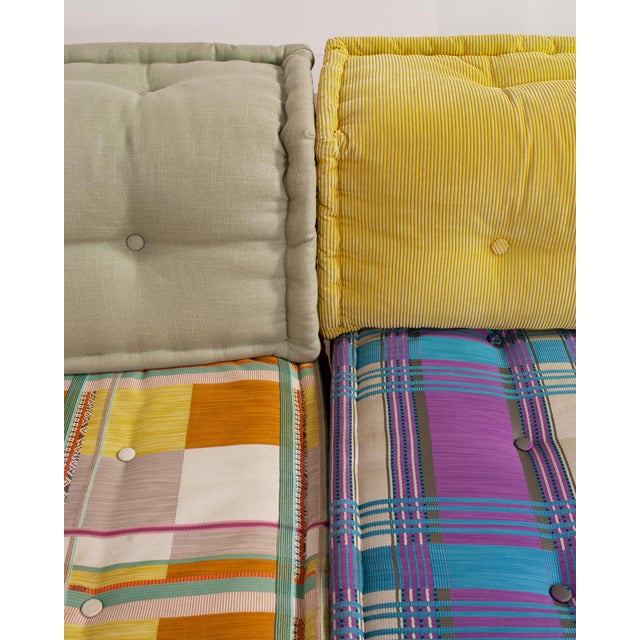 Textile Mah Jong 27 Piece Kenzo Missoni Sofa by Hans Hopfer for Roche Bobois For Sale - Image 7 of 18