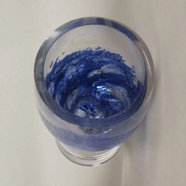 Vintage Glass Vase by Heinrich Löffelhardt, 1960s For Sale - Image 4 of 10