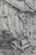 Early 19th Century Attributed to Jacques Moulinier (1753–1828) Charcoal Drawing — Figures Before a Half-Timbered House For Sale - Image 5 of 14