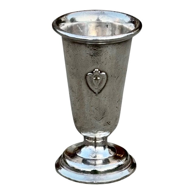 1950s Silver Bud Vase Conrad Hilton Hotel For Sale