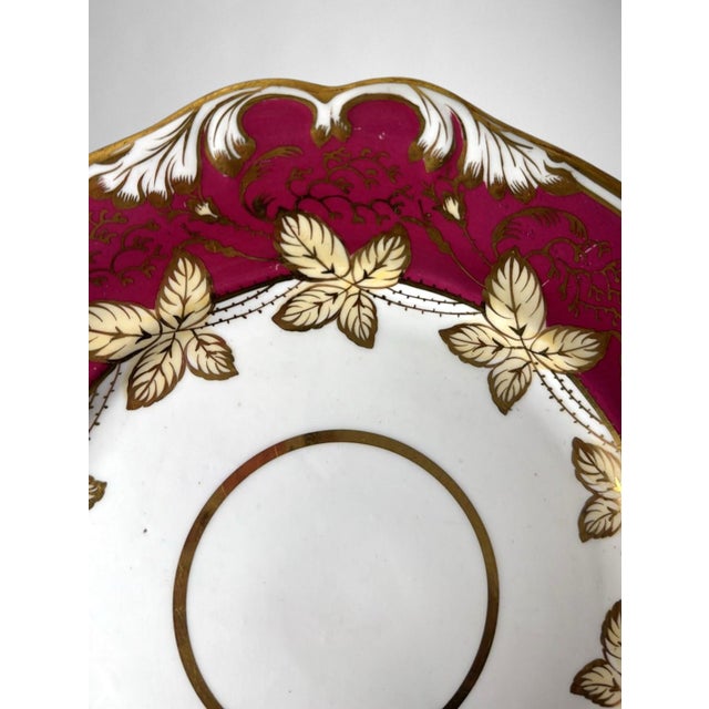 Napoleon III Pair of French “Porcelaine De Paris” Dessert Trays For Sale - Image 11 of 18