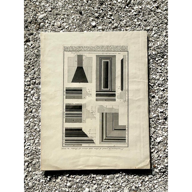 Vintage Boho Architectural Original Print For Sale - Image 4 of 12