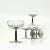 Silver Stemmed Ombre Champagne Coupes - Set of 6 For Sale - Image 4 of 4