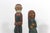 Vintage Hand Carved Painted Wood Man and Woman Folk Art Couple Figurines Carving, Shelf Decor For Sale - Image 6 of 12