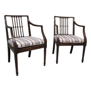 Regency Elbow Chairs, Set of 2 For Sale