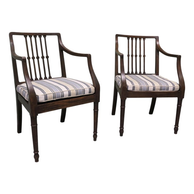 Regency Elbow Chairs, Set of 2 For Sale