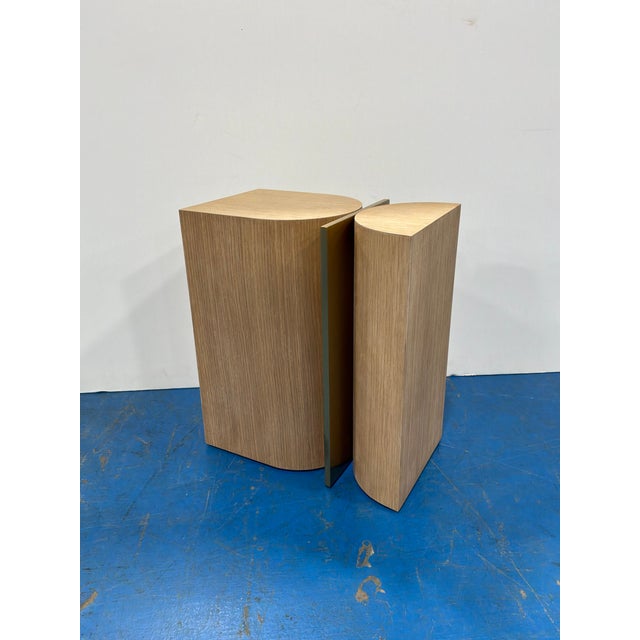 Baker Furniture Company Baker Thomas Pheasant Slice Side Table For Sale - Image 4 of 6