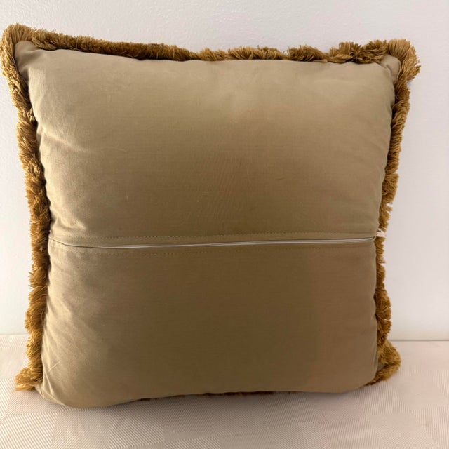 Textile French Floral Tapestry Pillow Iosis for Yves DeLorme For Sale - Image 7 of 9