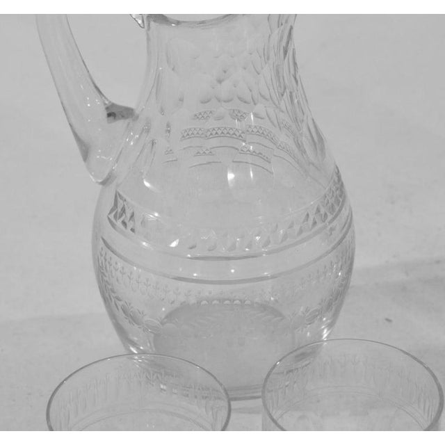 Swedish Glass Set, 1880s, Set of 8 For Sale - Image 8 of 9