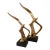 Vintage 1970s Brass Flight of Seagulls Birds Statues Sculptures - Set of 2 For Sale