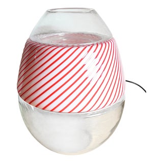 Vintage LT353 Egg Lamp in Murano Glass by Carlo Nason for Mazzega, Italy, 1970s For Sale