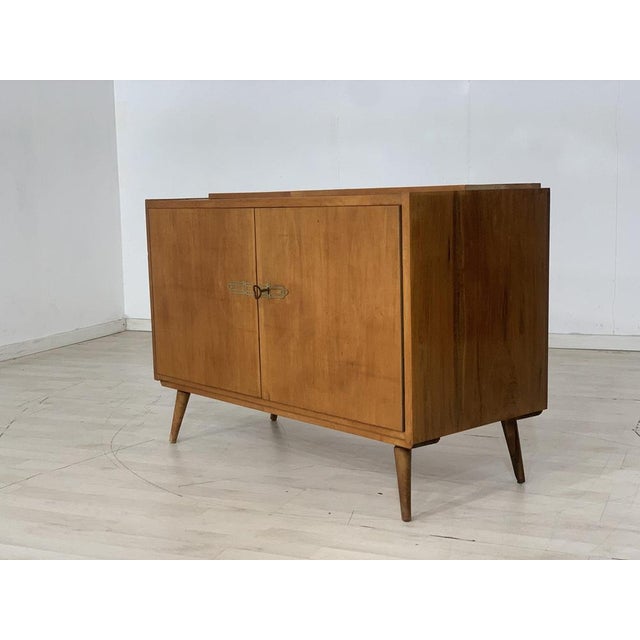 Brown Mid-Century Chest of Drawers, 1960s For Sale - Image 8 of 11