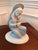 Traditional Vintage German Porcelain Madonna and Child Figurine in Blue & White For Sale - Image 3 of 10