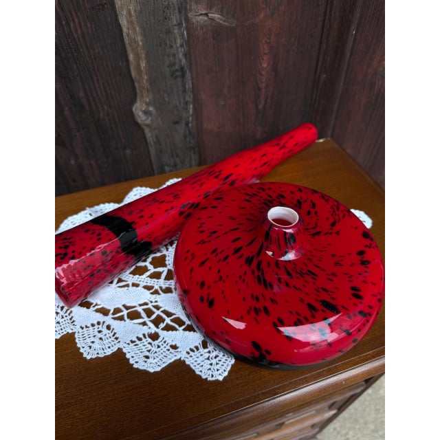 Vintage Murano Glass Vases, 1970s, Set of 2 For Sale - Image 4 of 18