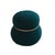 Cozy Sherpa Round Nesting Stool– Blackish Green Broadcloth Pleat, New For Sale - Image 12 of 12