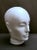 Late 20th Century Vintage Italian Head in White Glazed Ceramic For Sale - Image 5 of 13