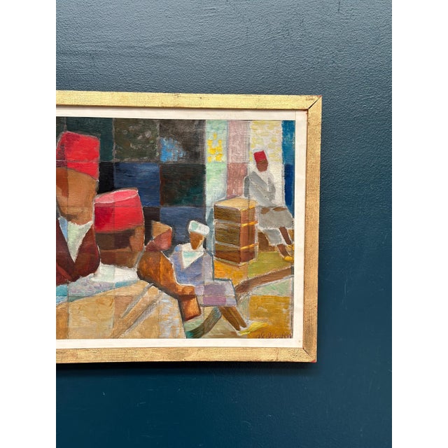 Olle Von Schewen, På gatan i Tetuan, Oil on Canvas For Sale - Image 14 of 18