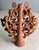 Mexican Folk Art Ceramic Candelabra Tree of Life Adam and Eve For Sale In San Diego - Image 6 of 8