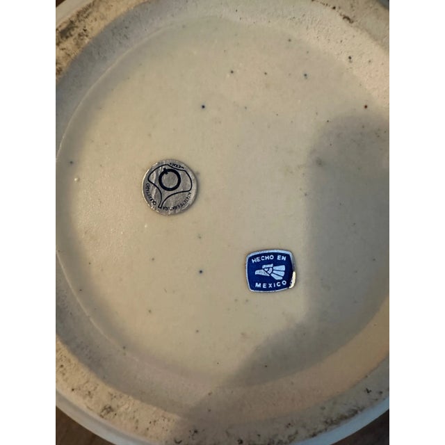 1970s Black and White Color-Blocked Mexican Vase For Sale In Dallas - Image 6 of 7