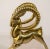 Vintage French Art Deco Style Sculpture of Brass Ibex Antelope For Sale - Image 9 of 13