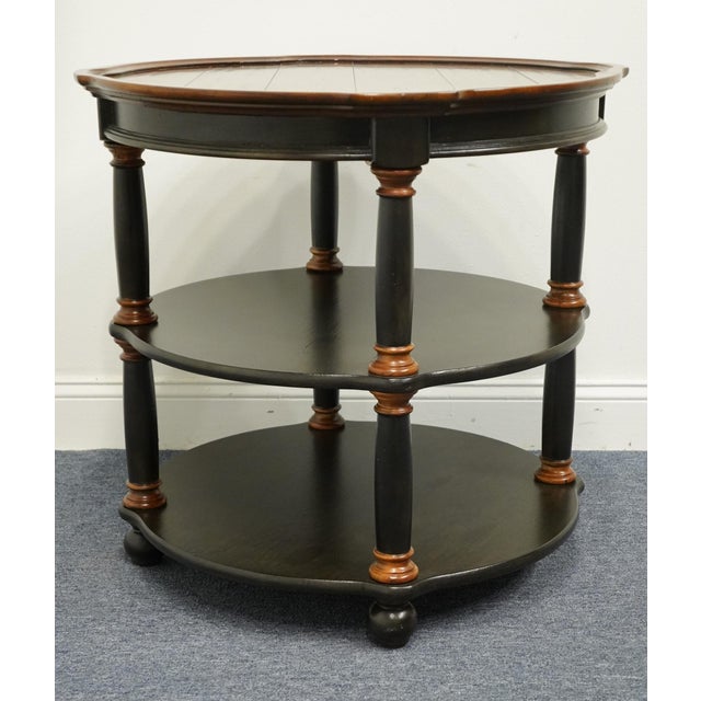 Hekman Furniture Contemporary Modern Two Toned 30" Round Accent Library