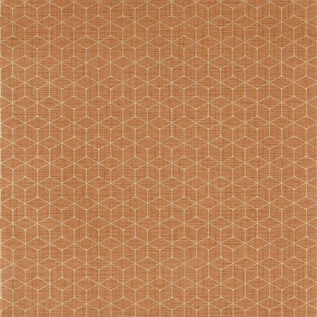 Harlequin Vault Wallpaper in Rust For Sale