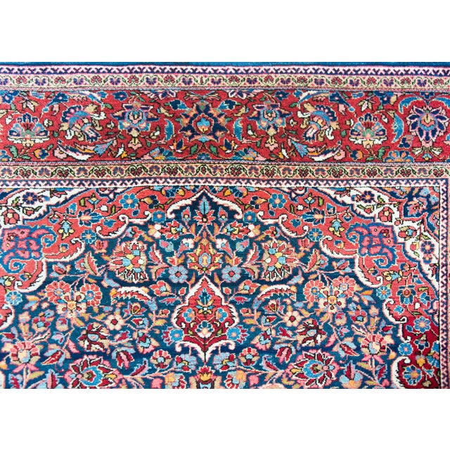 Early 20th Century Persian Kashan Rug For Sale - Image 14 of 16