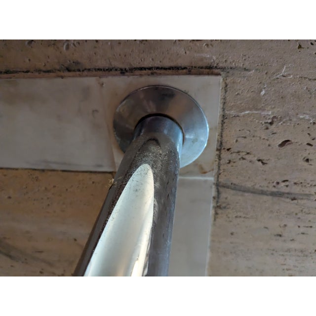 Off-white Large Carrera Marble Table by Estelle and Erwin Laverne, Laverne Originals, Early 1950’s For Sale - Image 8 of 9