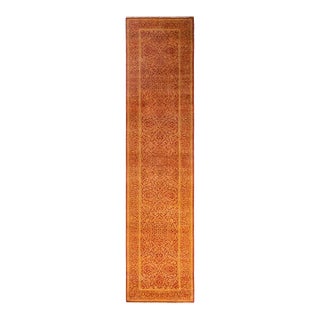 Mogul Hand-Knotted Runner Rug - Orange, 2' 7" x 11' 7" For Sale