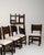 1970s Set of Six Oak Brutalist Dining Chairs For Sale - Image 15 of 15