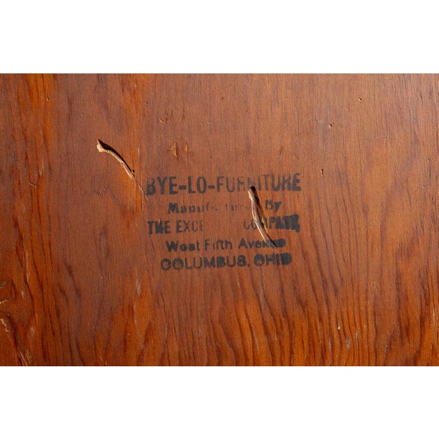 Antique Oak and Plywood Crazed Parts Cabinet For Sale - Image 12 of 13