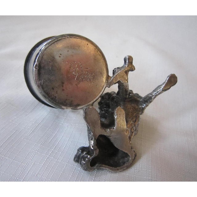 Antique James W. Tufts Toothpick Holder Dog For Sale - Image 4 of 5
