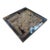 Square Cork and Metal Serving Tray For Sale