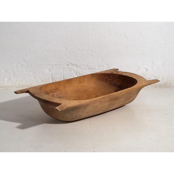 Antique Wabi-Sabi Wooden Bowl For Sale - Image 9 of 10