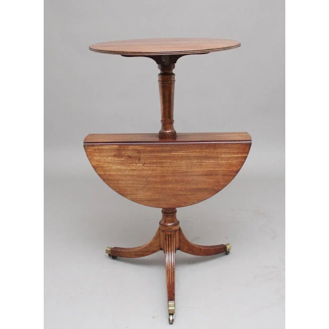 Early-19th Century Mahogany Dumbwaiter For Sale - Image 4 of 12