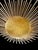Spanish Solar Crown Sunburst Wall Light in Gilt Metal, 1950 For Sale - Image 3 of 10