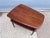 Mid 20th Century Mid 20th Century Peter Hvidt and Orla Molgaard Teak and Cane Side Table For Sale - Image 5 of 9