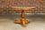 19th Century French Empire Walnut Pedestal Table with Round Marble Top and Tripod Base For Sale - Image 9 of 11