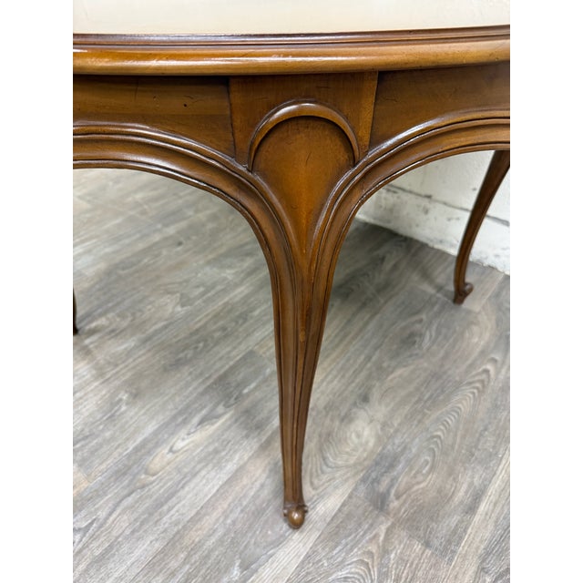 Late 20th Century Vintage Drexel Basque Provincial Collection French Louis XV Style Dining Table For Sale - Image 5 of 18