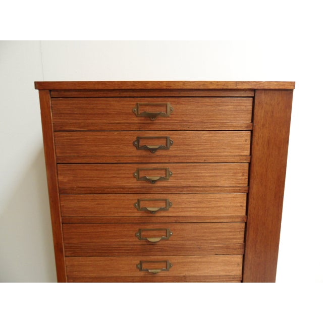 1950s Vintage Watchmaker's Cabinet with Drawers, 1950s For Sale - Image 5 of 12